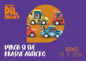 Vyrob si své krásné autíčko - st 13.5.26, 16:00  Brno