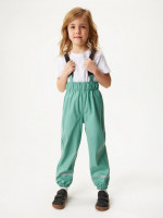Dětské nepromokavé kalhoty bez zateplení, Zelená - vel. 122/128