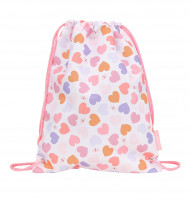 A Little Lovely Company - dětský sportovní pytel – srdce