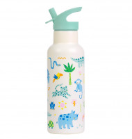 A Little Lovely Company - nerezová láhev na pití, 500 ml – džungle