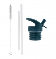 A Little Lovely Company - uzávěr, kartáček a brčko k nerezové lahvi – roboti