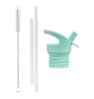 A Little Lovely Company - uzávěr, kartáček a brčko k nerezové lahvi – džungle