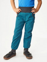 Dětské softshellové kalhoty bez zateplení Street, Kobaltová - vel. 128/134