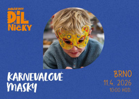 Karnevalové masky - so 11.4.26, 10:00 Brno