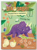 Dinosauři - Obrázkové čtení se samolepkami