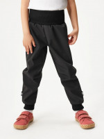 Batolecí softshellové kalhoty s fleecem Street, Černá - vel. 92/98