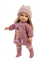 Llorens 53560 ELENA - realistická panenka s měkkým látkovým tělem - 35 cm