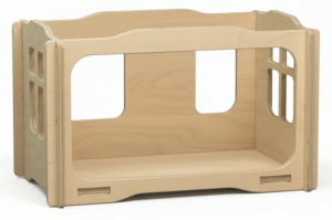 Dřevěný domeček pro panenky 1x patro