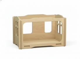 Dřevěný domeček pro panenky 1x patro