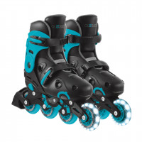 Globber nastavitelné inline brusle 34–37 Black-Aqua