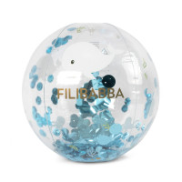 Plážový míč s konfetami – Velryby