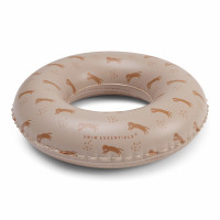 Nafukovací kruh Brown Leopard 55 cm