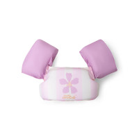 Plavecká vesta s rukávky Pink Flower 2-6 let