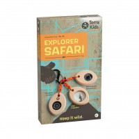 Terra Kids Adventure - outdoorové trio na karabině – kompas, lupa a teploměr