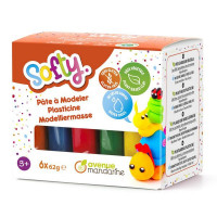 Modelovací hmota -  základní barvy, 6 ks - Sleva poškozený obal