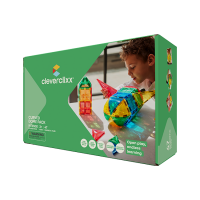 Cleverclixx – Magnetická stavebnice Curved Dome Pack Intense – 47 ks