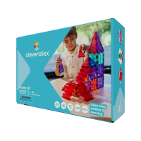 Cleverclixx – Magnetická stavebnice – Sada se schody Intense – 34 ks
