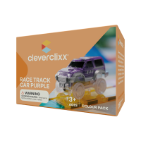 Cleverclixx – Magnetická závodní dráha – Autíčko fialové – 1 ks