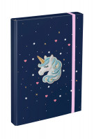 Desky na sešity A4 BAAGL Unicorn Gold