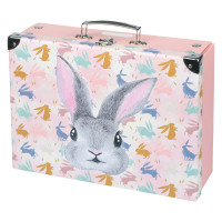 Skládací školní kufřík s kováním BAAGL Bunny