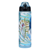 Tritanová láhev na pití s brčkem 700 ml BAAGL Leafs