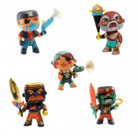 Balíček Arty Toys veľký – piráti Kyle & Caraiba & Jack Skull & Hipster spider & Marcus