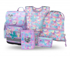 Aktovka Baagl Ergo Candy - 5dílný set
