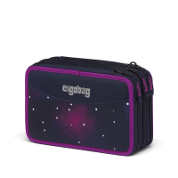 Ergobag penál Maxi - Fialový reflexní
