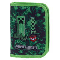 Školní penál jednopatrový Baagl Minecraft Boom