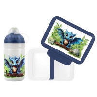Set Zdravá lahev 0,5 l a Zdravá sváča - Dráček