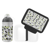 Set Zdravá lahev 0,5 l a Zdravá sváča - Pixel Head