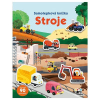 Samolepková knížka Stroje