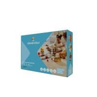 Cleverclixx – Magnetická stavebnice Construction Builder Pack Intense - 48 ks