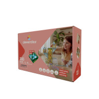 Cleverclixx – Magnetická stavebnice Magic Forest Pack Pastel - 65 ks