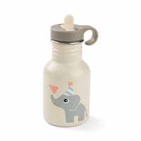 Done by deer - nerezová láhev Celebration, písková, 350 ml