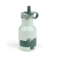 Done by deer - nerezová láhev Croco, zelená, 350 ml