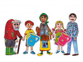 Marionetino - Loutkový balíček bez tyček - Perníková chaloupka