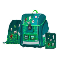 Šolska torba Oxybag PREMIUM LIGHT Playworld Pixel, 3-delni komplet