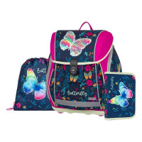 Šolska torba Oxybag PREMIUM LIGHT Metulj 2, 3-delni komplet