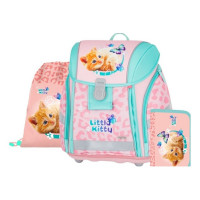 Šolska torba Oxybag PREMIUM LIGHT Mačka Little Kitty, 3-delni komplet