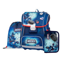 Šolska torba Oxybag PREMIUM Hokej, 3-delni komplet