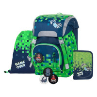 Šolski nahrbtnik OXY SKY Gamer, 4-delni komplet