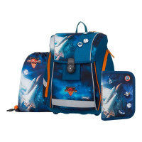 Šolska torba Oxybag PREMIUM LIGHT Space 25, 3-delni komplet