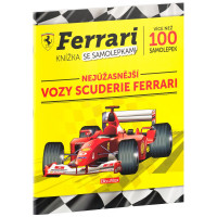 Ferrari, vozy Scuderie - kniha samolepek