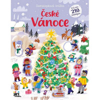 Samolepková knížka České Vánoce