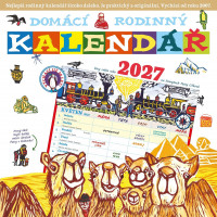 Domácí rodinný kalendář 2027 - Divy světa