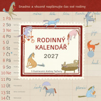 Rodinný kalendář 2027 - Koně