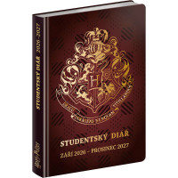 Studentský diář Harry Potter (září 2026 – prosinec 2027), 9,8 x 14,5 cm