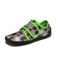 Dětské nazouvací barefoot boty Affenzahn Slipper Cotton Movy Panther - vel. 26