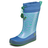 Dětské barefoot holínky Affenzahn Rain Boot Vegan Puddly Bird of Paradise